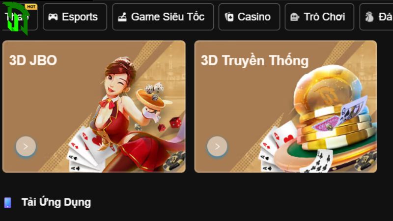 Gioi thieu tro choi 3D JBO truc tuyen