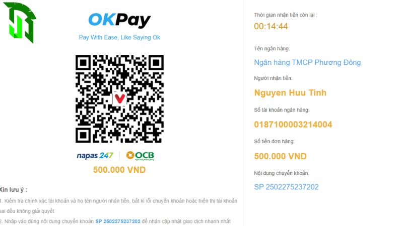Phương pháp nạp tiền JBO qua QR Pay Phuong phap nap tien JBO qua QR Pay