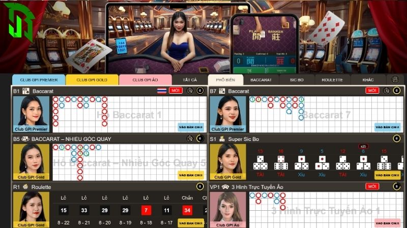 Tro choi casino GPI JBO noi tieng